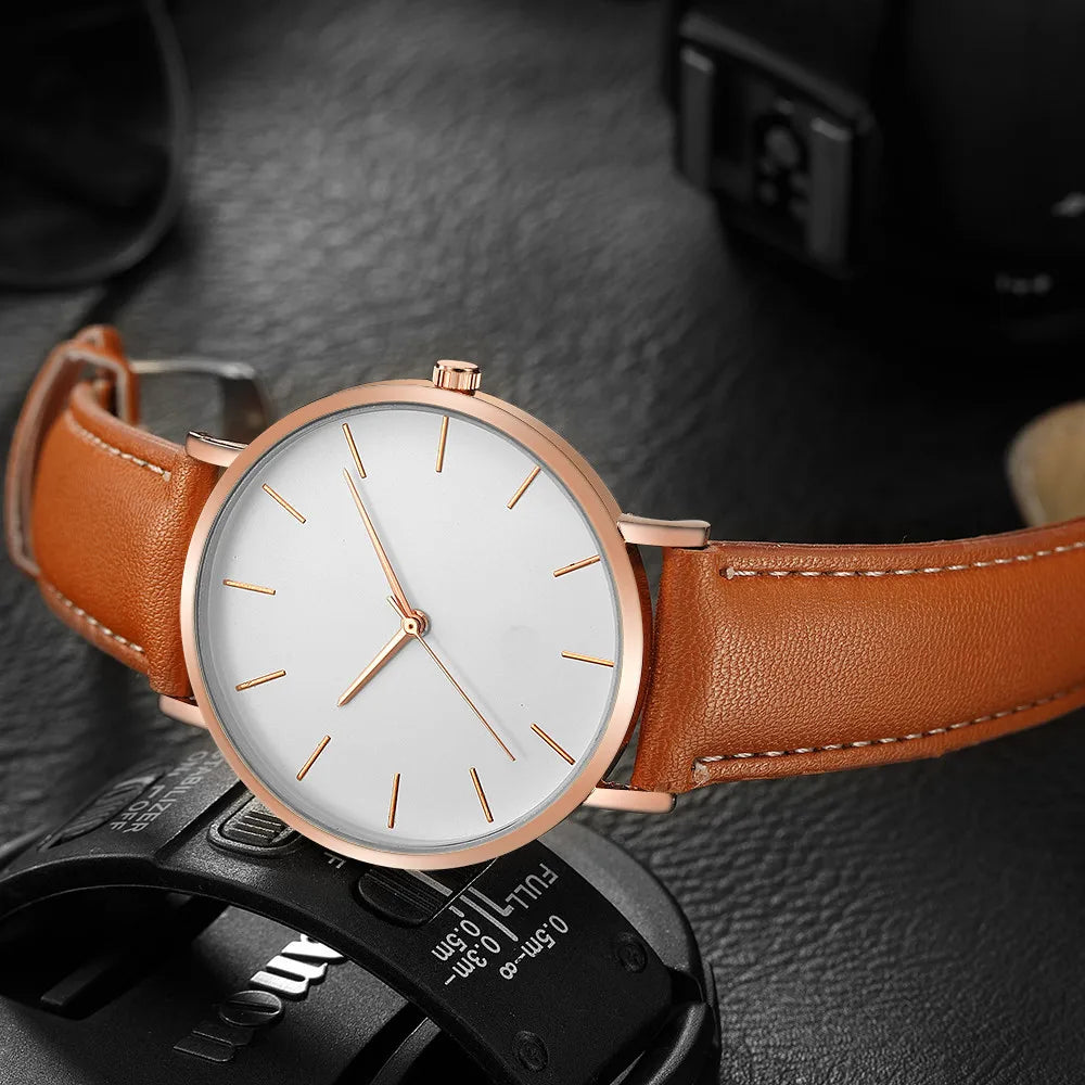 Simple Ultra Thin Watch for Everyday Minimalist Style
