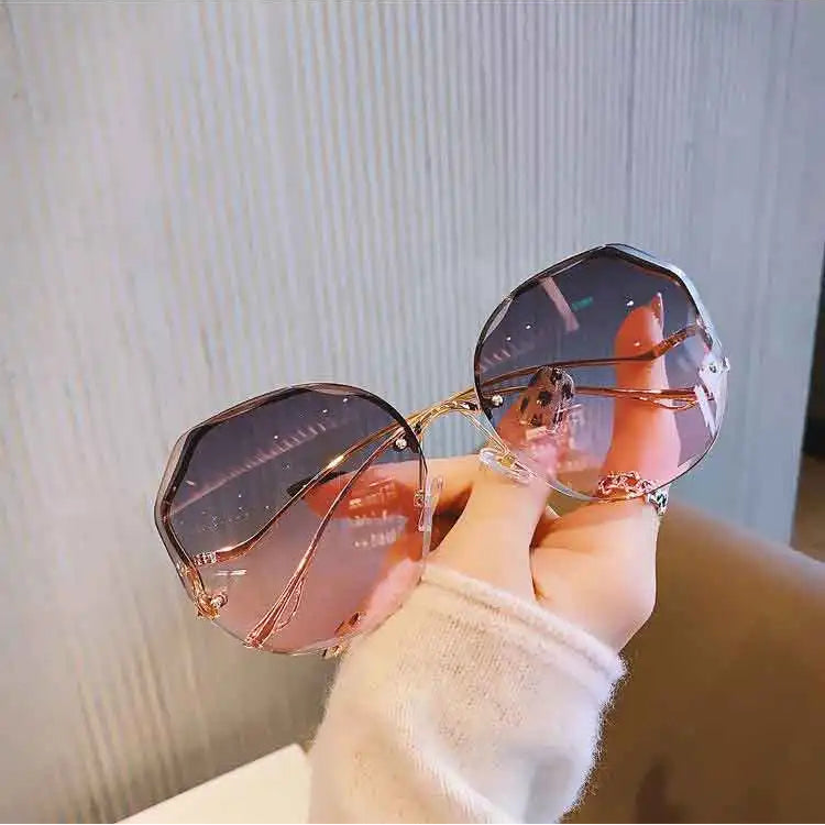 Sunglasses Polygon Frame with Curved Edges for City - WO2MEN