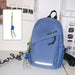 Crossbody Bag Nylon with front pocket everyday carry - Blue Strap Pendant