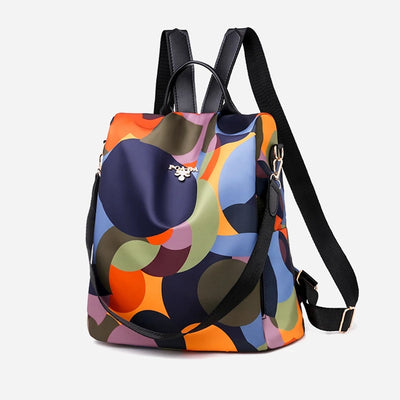 Geometric Pattern Anti Theft Backpack for Travel