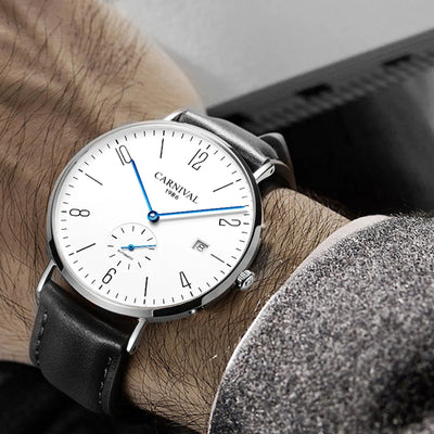 Automatic Wristwatch with Calendar Subdial Classic