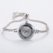 Refined Bracelet Wristwatch With Tiny Dial Charm Detail - Grey