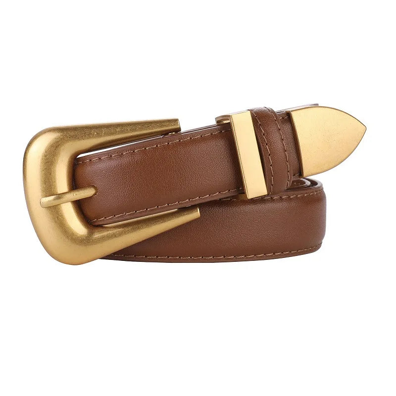 Belt with Classic Buckle for Everyday Wear And Dress