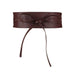 Bowknot Wide Belt for Dress Wrap Waist Premium - Coffee