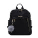 Backpack Harajuku Style Front Zippered Compartment - Black