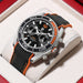 Wristwatch Chronograph Water Resistant Luminous - Black