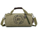 Durable Canvas Duffel Bag for Travel and Gym Use - Green