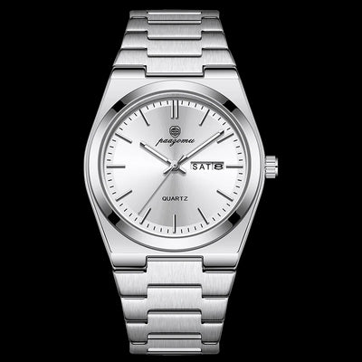 Luxury Sport Quartz Watch with Luminous Day Date