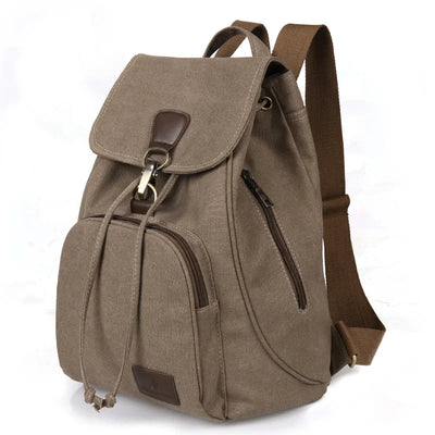 Backpack Softback Vintage Travel for Everyday Use - Dark Brown