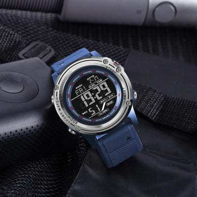 Digital Sports Watch LED Display Waterproof 50M