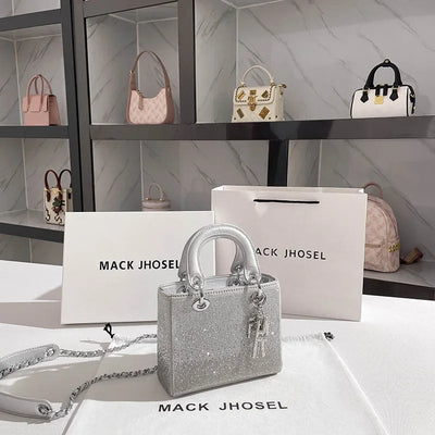 Diamond Embellished Handbag for Everyday Glamour Style