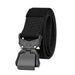 Tactical Belt Quick Release Buckle Elastic Stretch - Black