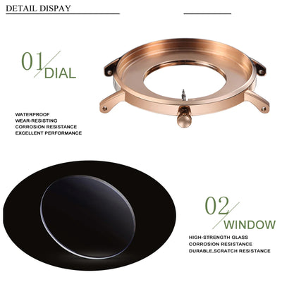 Watch Mesh Dial Minimalist Timepiece for Daily Wear - WO2MEN