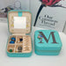 Jewelry Box Organizer with Mirror Portable Storage Case - M