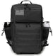 45L Molle Tactical Backpack with Water Bottle Pockets - Black V2