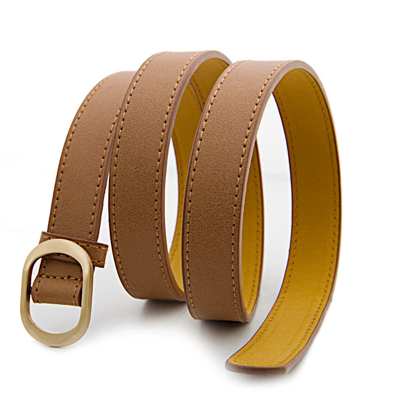 Belt Accessory for Jeans And Dresses with Round Buckle