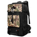 Outdoor Backpack with Multi Pocket Design Frame - Full Camouflage