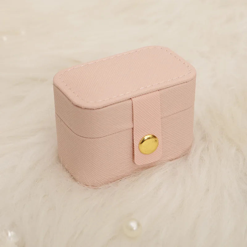 Portable Jewelry Box Organizer for Rings and Earrings