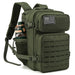 Tactical MOLLE Backpack for Outdoor EDC Hiking - Green