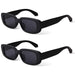 Classic Retro Square Sunglasses UV400 Unisex Eyewear - Various Colours V17