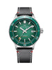 Automatic Mechanical Dive Watch with Sapphire Crystal - Leather Green