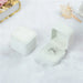 Ring Storage Box with Cushioned Interior Organizer - White