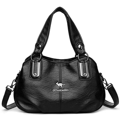 Handbag with Three Straps Large Capacity Everyday Use