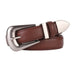 Belt with Classic Buckle for Everyday Wear And Dress - Coffee V2