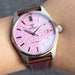 Automatic Wristwatch with Date Water Resistant - Pink V2