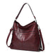 Bucket Shoulder Bag with Zipper Pockets Travel Ready - Zaohongse