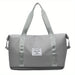 Lumen Carry On Duffle for Travel and Gym Essentials - Grey