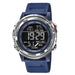 Digital Sports Watch LED Display Waterproof 50M - Blue