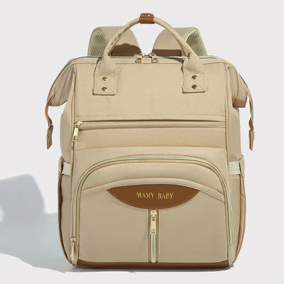 Diaper Backpack Large Capacity Travel Baby Bag - Khaki