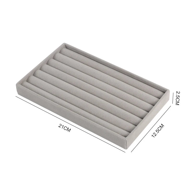 Stackable Jewelry Display Tray for Rings and Earrings