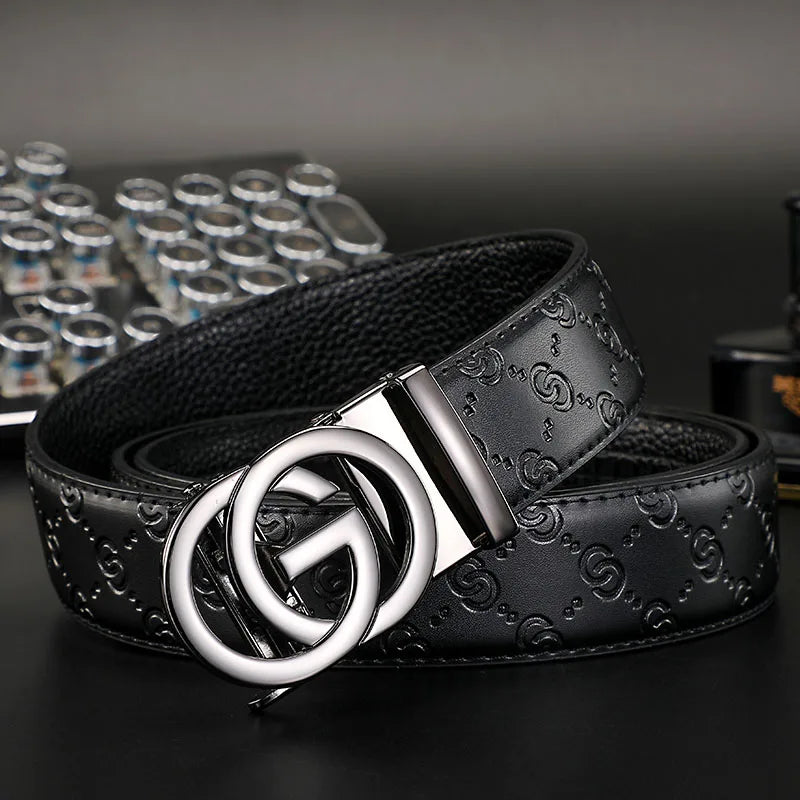 Belt with Double Ring Buckle and Minimal Design