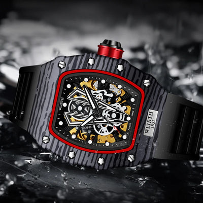 Skeleton Automatic Watch With Visible Movement