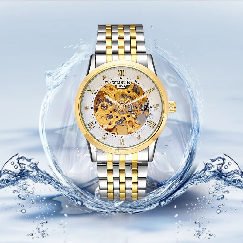 Skeleton Automatic Watch for Men Openwork Movement