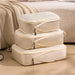Smart Travel Packing Cubes Set for Luggage Essentials - Beige