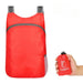 Hiking Backpack Foldable Water Repellent Lightweight - Red Colour