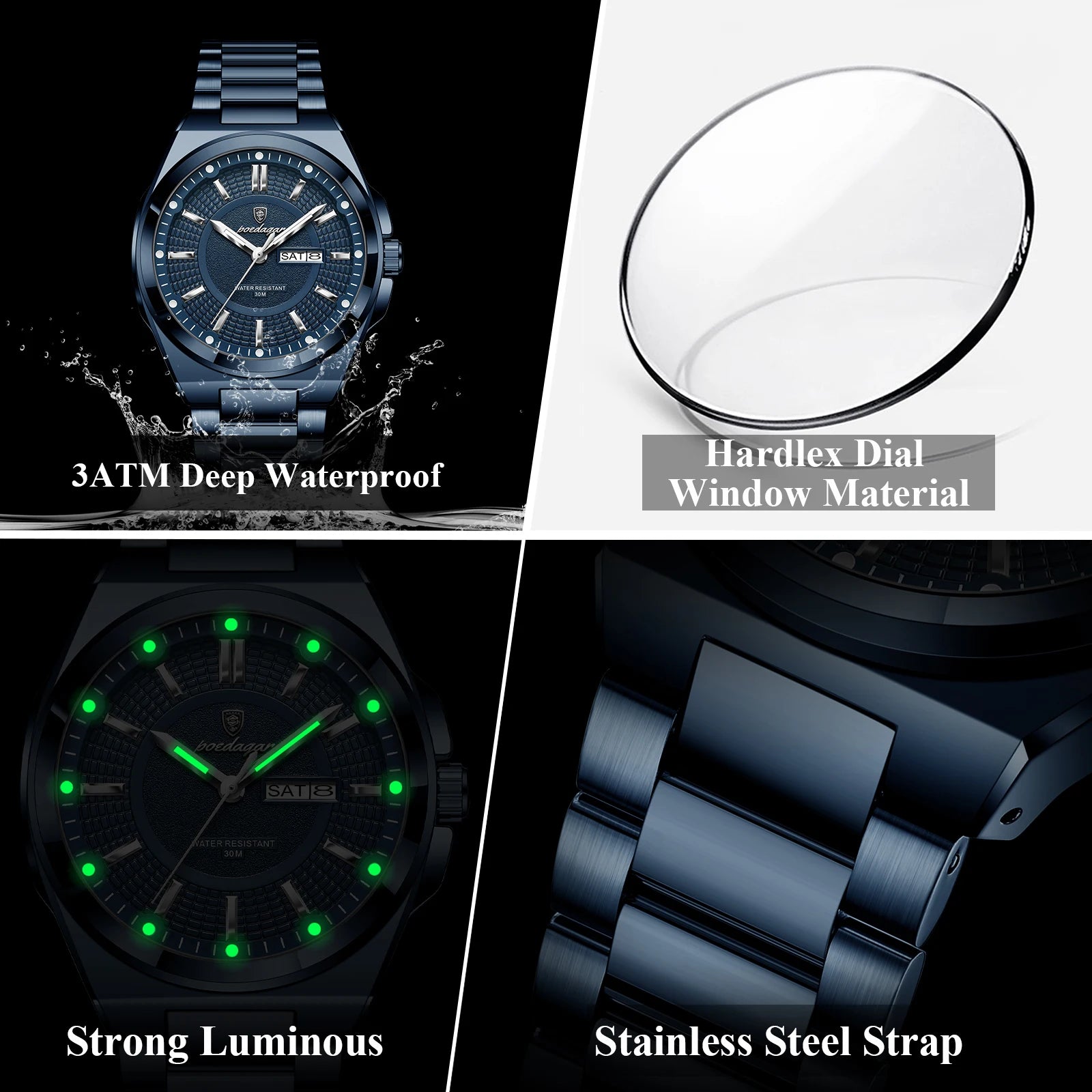 Sport Original Watch Luminous Dial Timepiece Everyday - WO2MEN