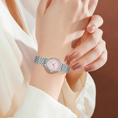 Watch Textured Dial Bracelet Timepiece for Everyday Use