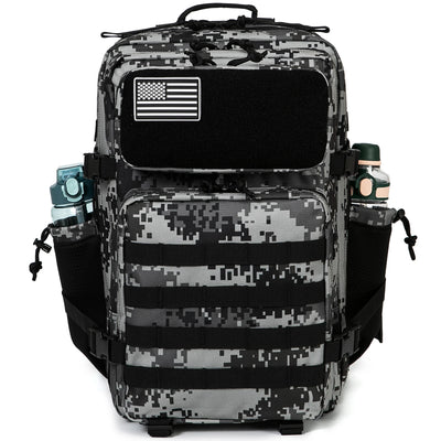 45L Molle Tactical Backpack with Water Bottle Pockets
