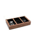 Walnut Jewelry Display Box with Six Compartments - C V9