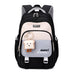 Waterproof Backpack for Kids with Front Pocket Zipper - Black
