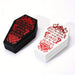Gothic Coffin Shaped Jewelry Box with Compartments - Color