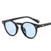 Sunglasses Circular UV400 - Black Blue