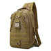 Waterproof Tactical Backpack with MOLLE System Pro - Small Khaki