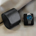 Watch Roll Leather with Removable Pillows - Black 1 Slot