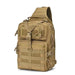 Tactical Travel Backpack with MOLLE System Expandable - Khaki