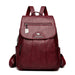 Backpack with Embroidery Softback City Ready - Wine Red